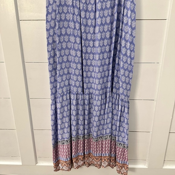 BEACHLUNCHLOUNGE Woman Ireana Tiered pastel printed sleeveless maxi dress XL - Picture 5 of 16